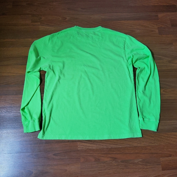 Ecocycle Long Sleeve Tee Shirt Size L Neon Green New - Picture 5 of 11